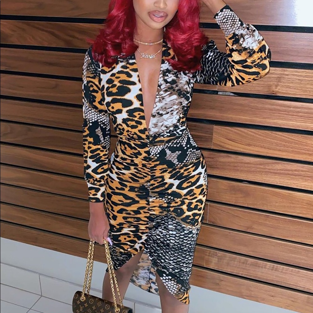 Out In The Jungle Dress ❤️‍🔥 Fashion Nova